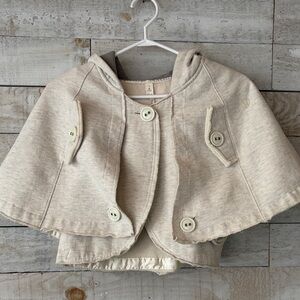 Lululemon Cream Hooded Cape Jacket